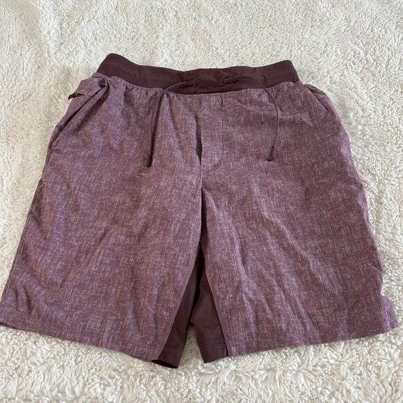 Lululemon Other - Lululemon Pace Breaker Shorts Mens M 10" Lined Red Gym Stretch Workout Gorpcore